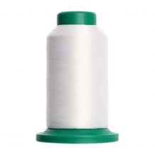 0015 White Isacord Embroidery Thread - 5000 Meter Spool